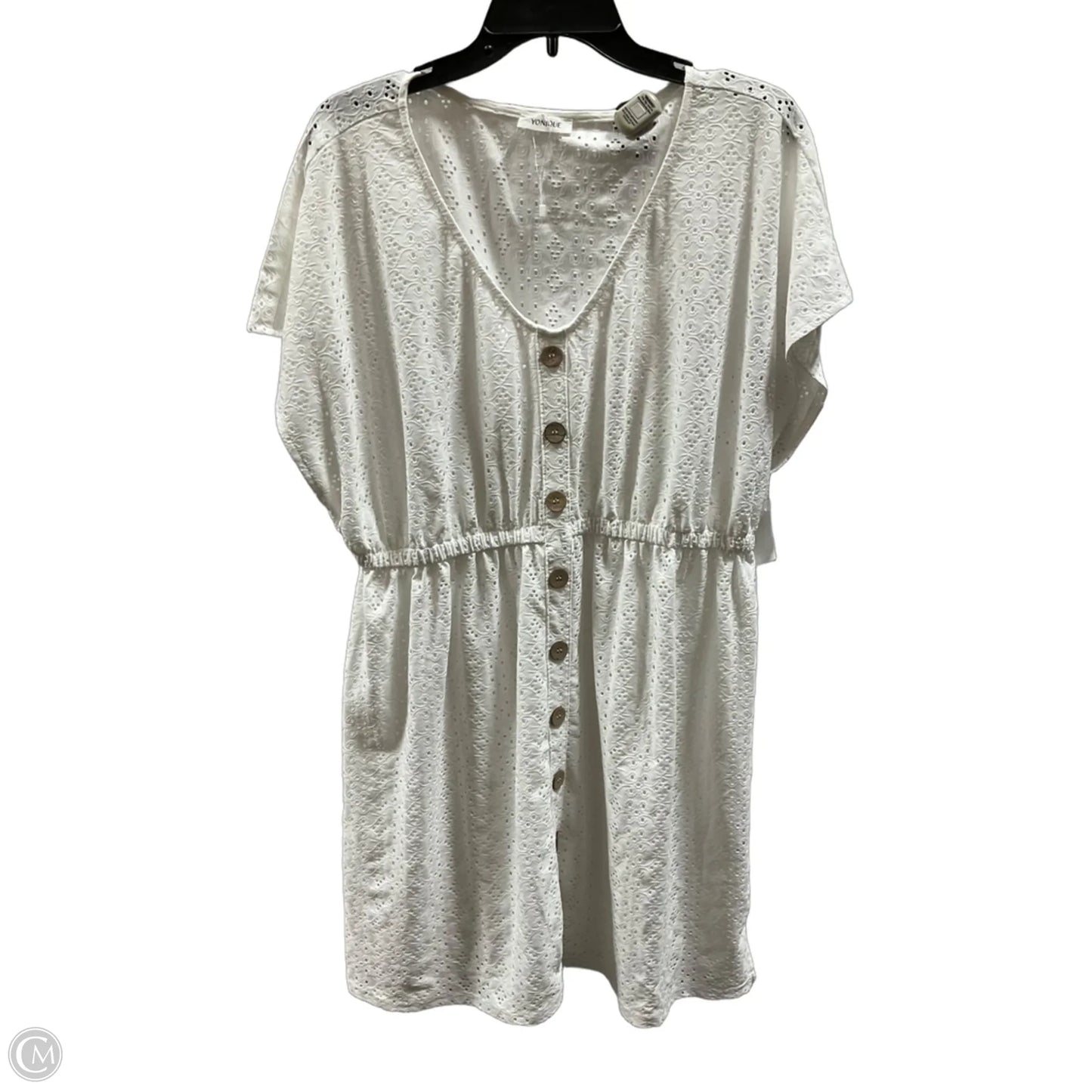 Swimwear Cover-up By Cmf In White, Size: Xl