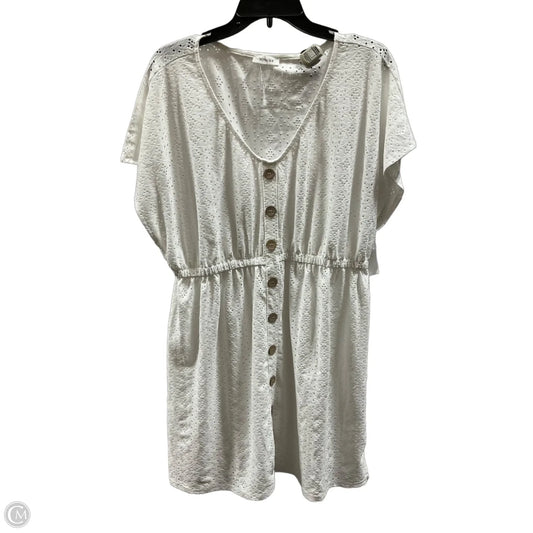 Swimwear Cover-up By Cmf In White, Size: Xl
