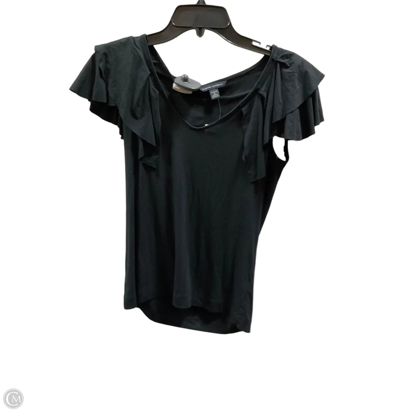 Top Sleeveless By Banana Republic In Black, Size: S