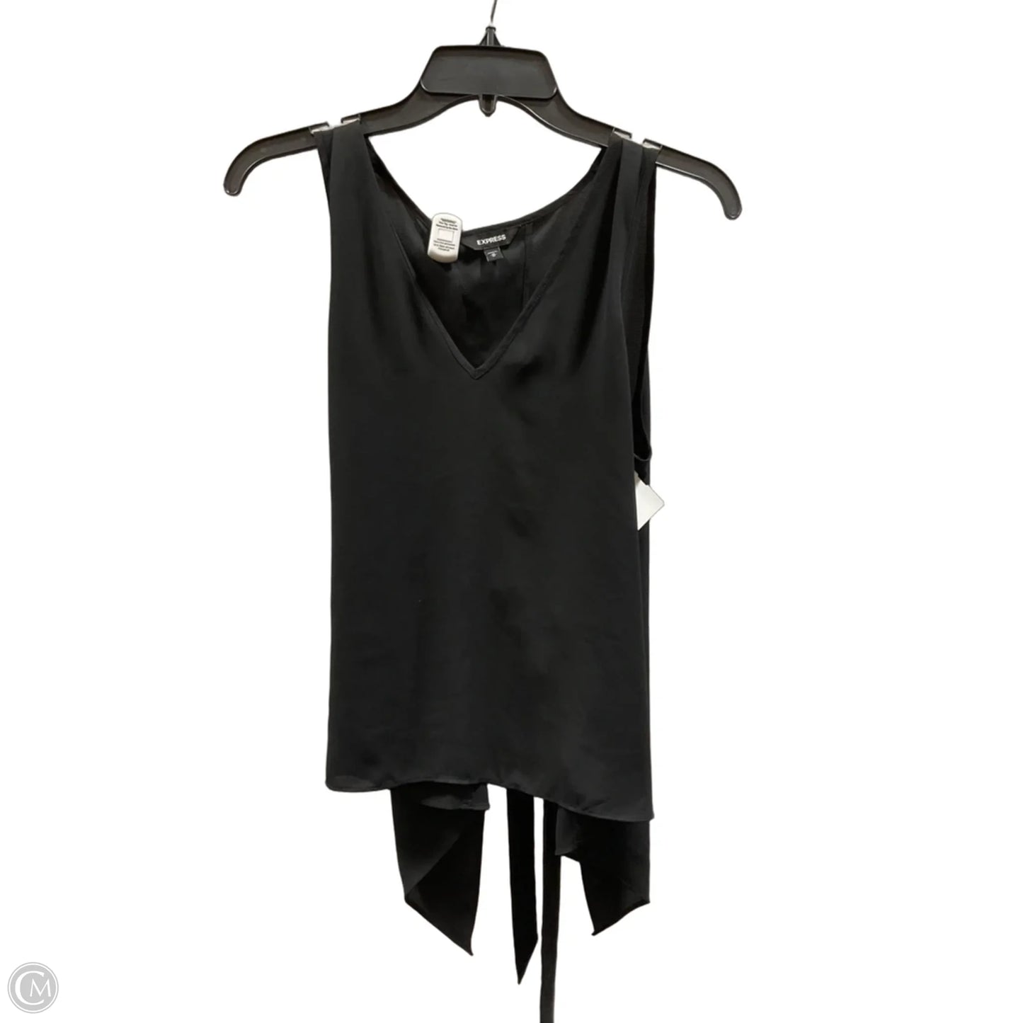 Top Sleeveless By Express In Black, Size: M