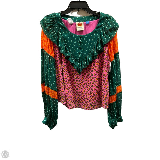 Top Long Sleeve By Farm Rio In Multi-colored, Size: M