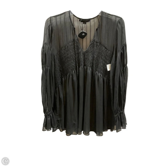 Top Long Sleeve By All Saints In Black, Size: M