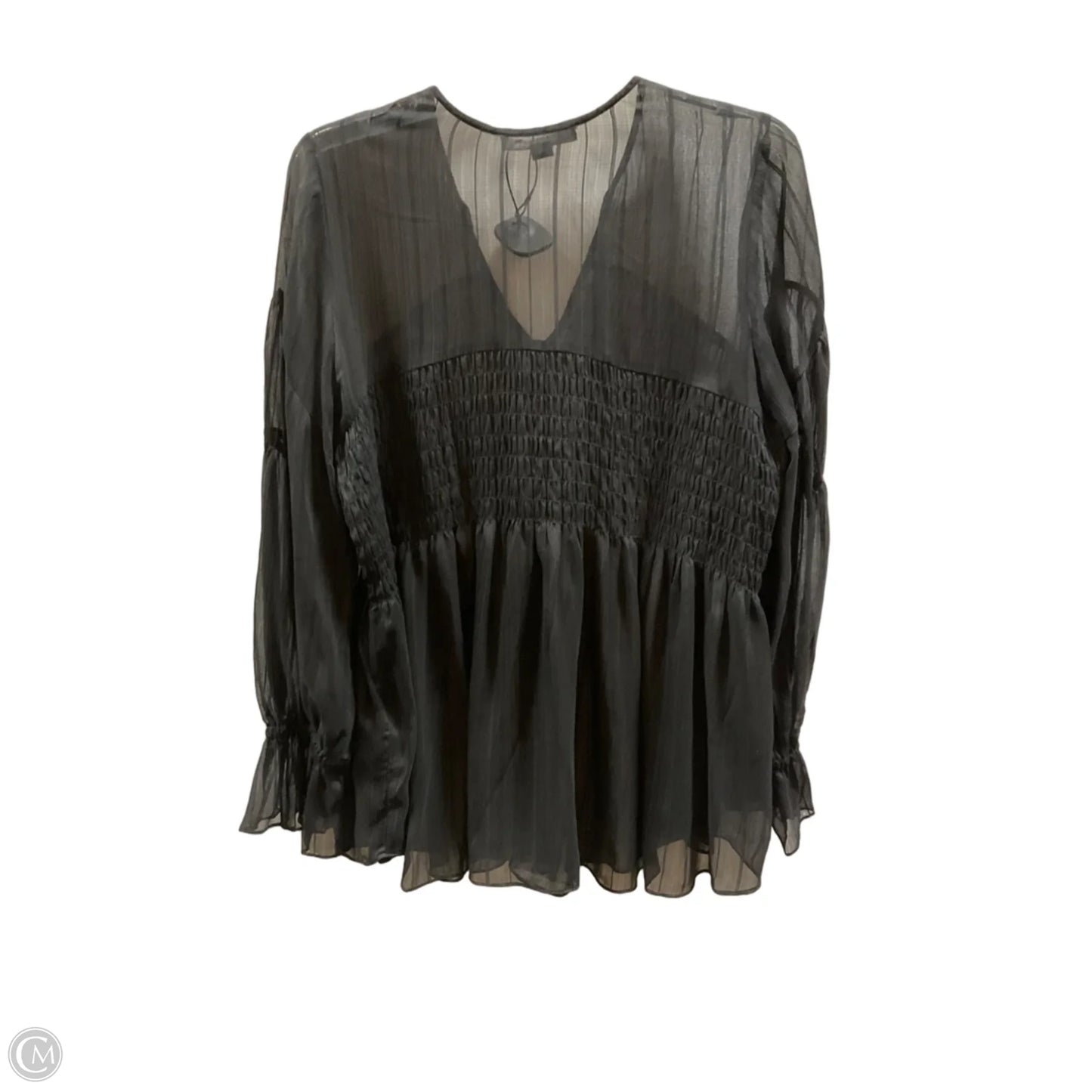 Top Long Sleeve By All Saints In Black, Size: M