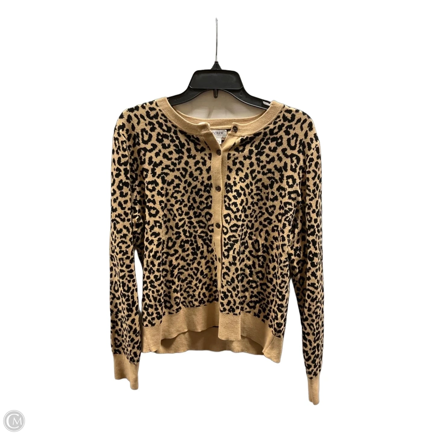 Cardigan By J. Crew In Animal Print, Size: L