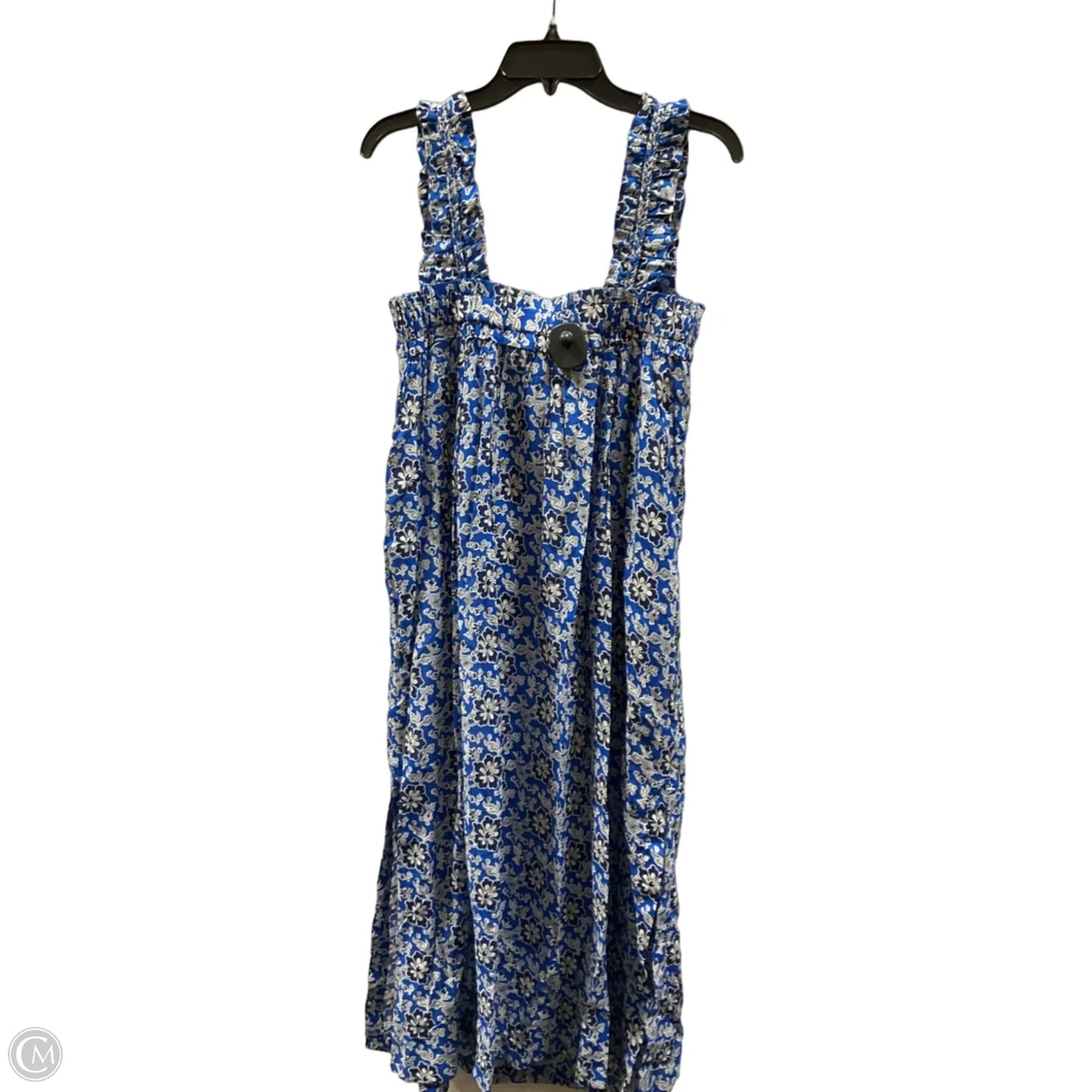 Dress Casual Midi By J. Crew In Blue, Size: S