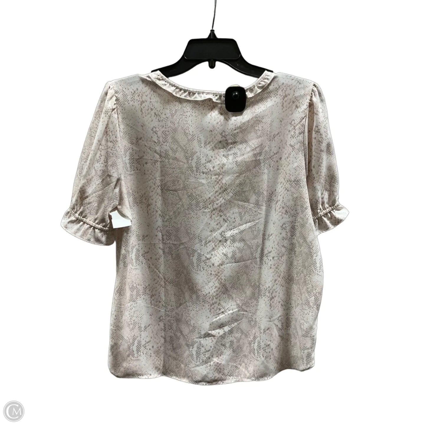 Top Short Sleeve By Loft In Pink, Size: M
