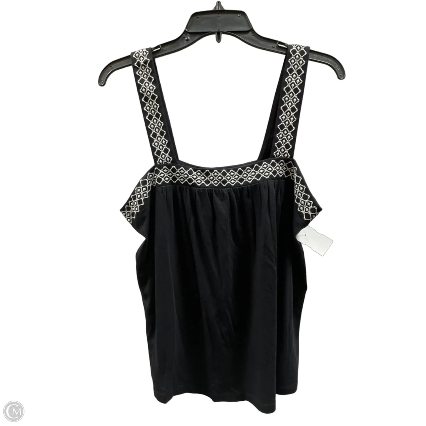 Top Sleeveless By Ann Taylor In Black, Size: M