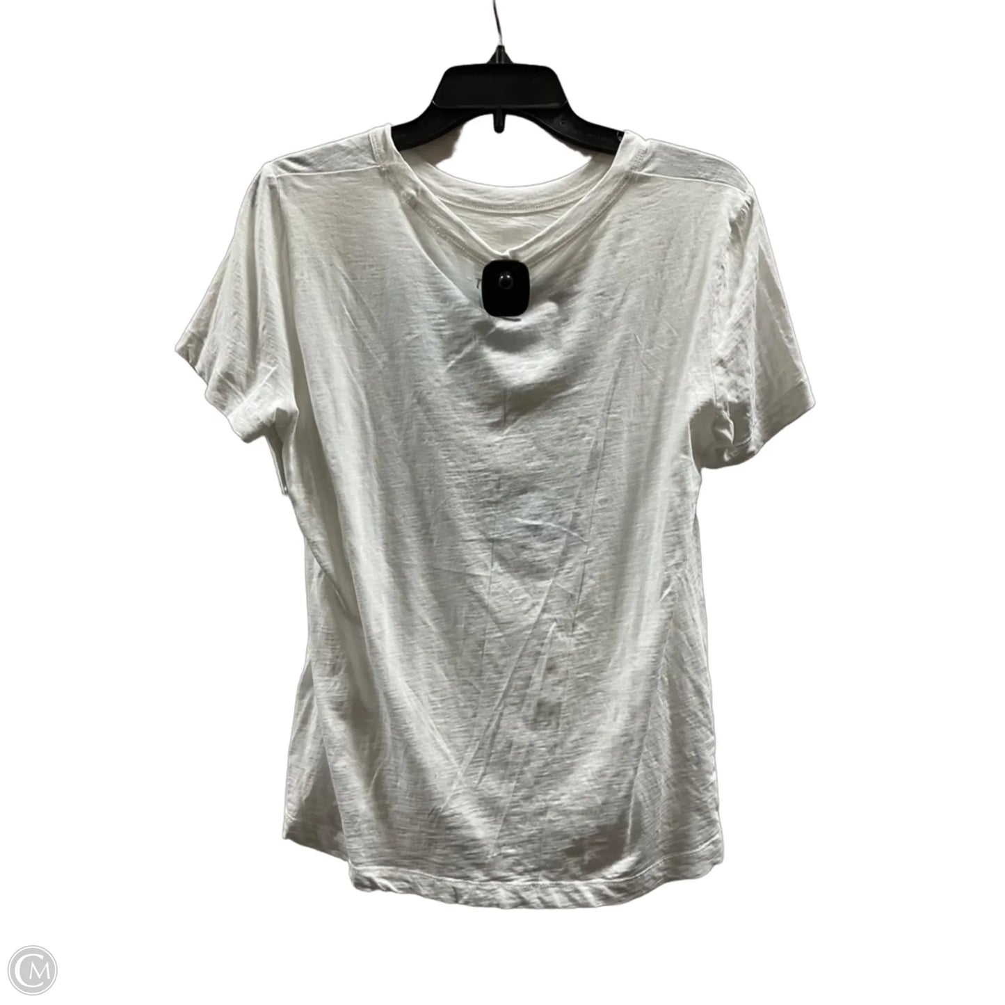 Top Short Sleeve Basic By Loft In White, Size: M