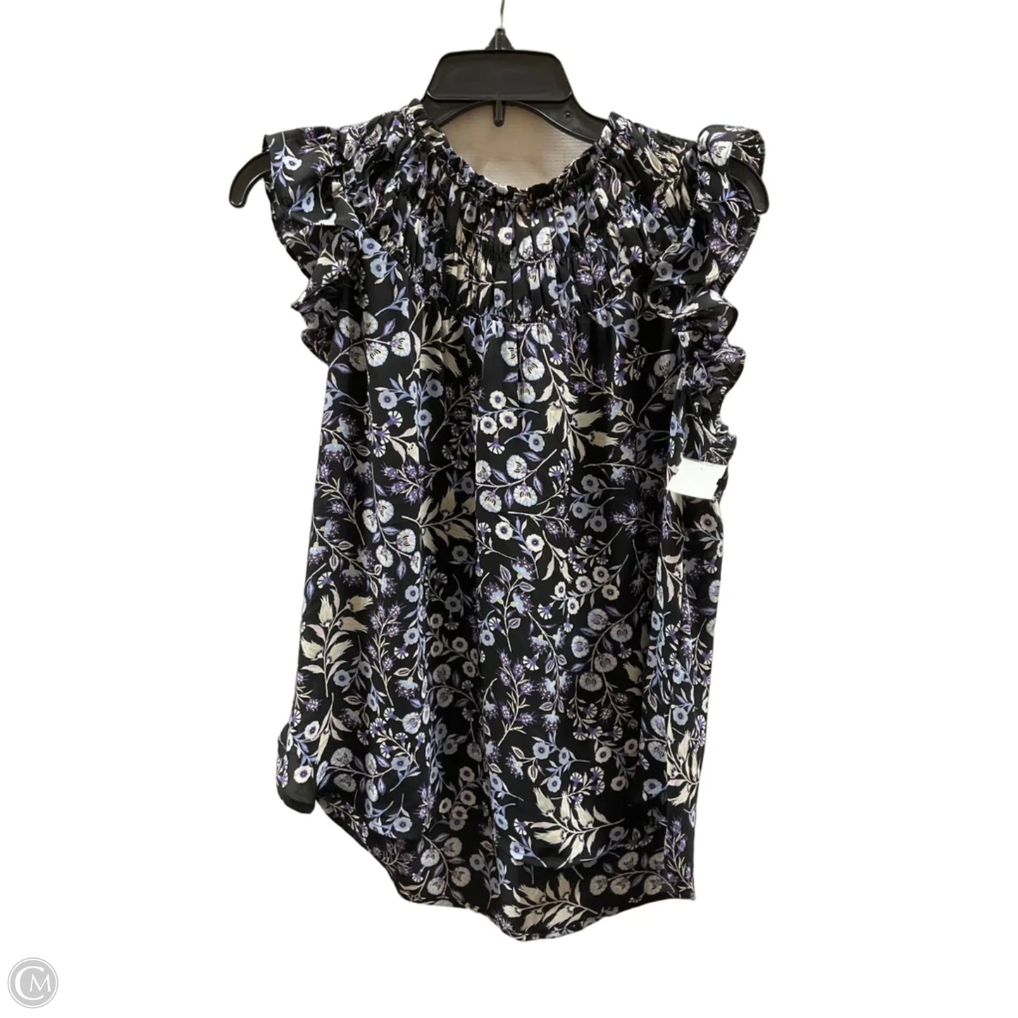 Top Short Sleeve By Loft In Purple, Size: M