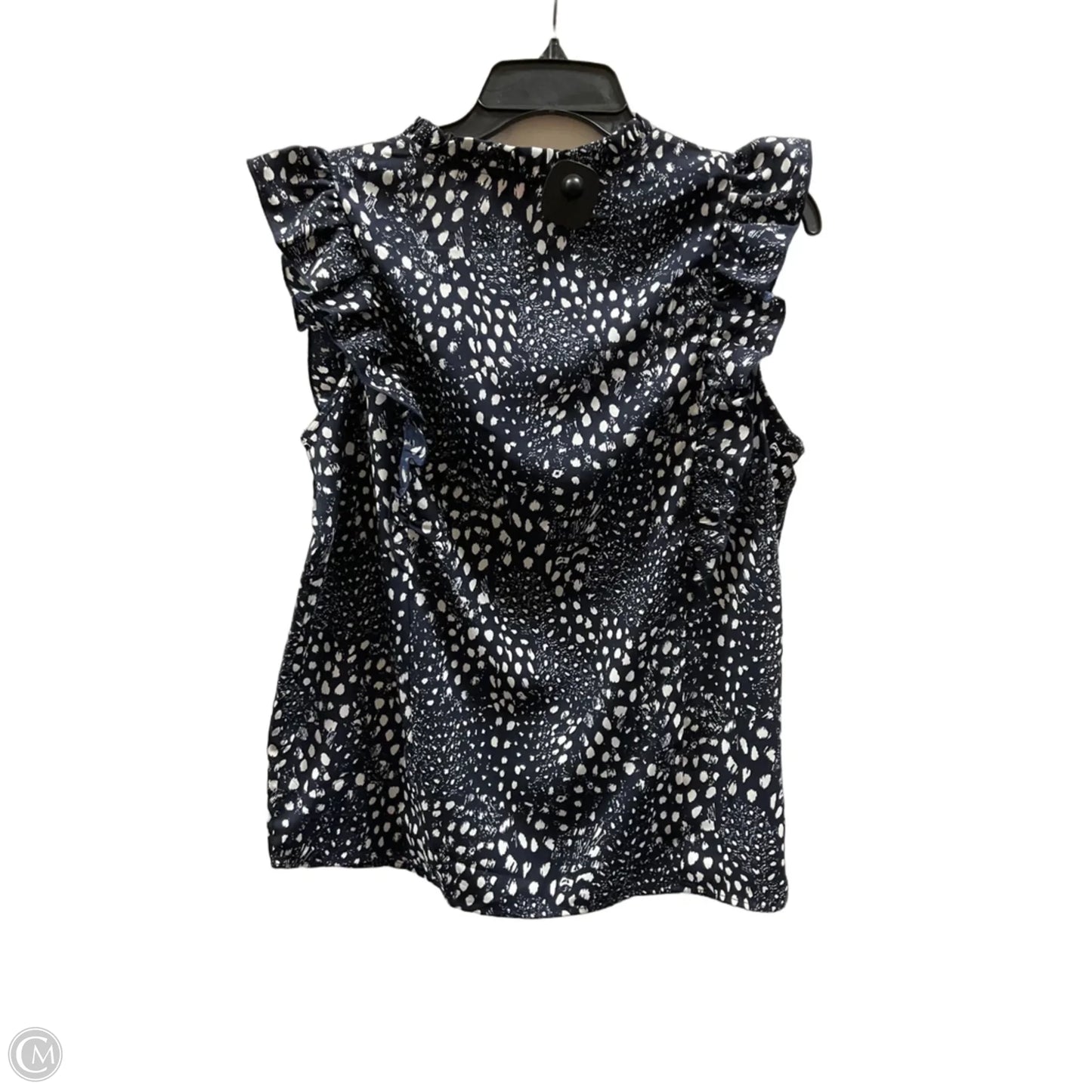 Top Sleeveless By Hailey & Co In Navy, Size: M
