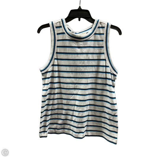 Top Sleeveless Basic By Loft In Striped Pattern, Size: M