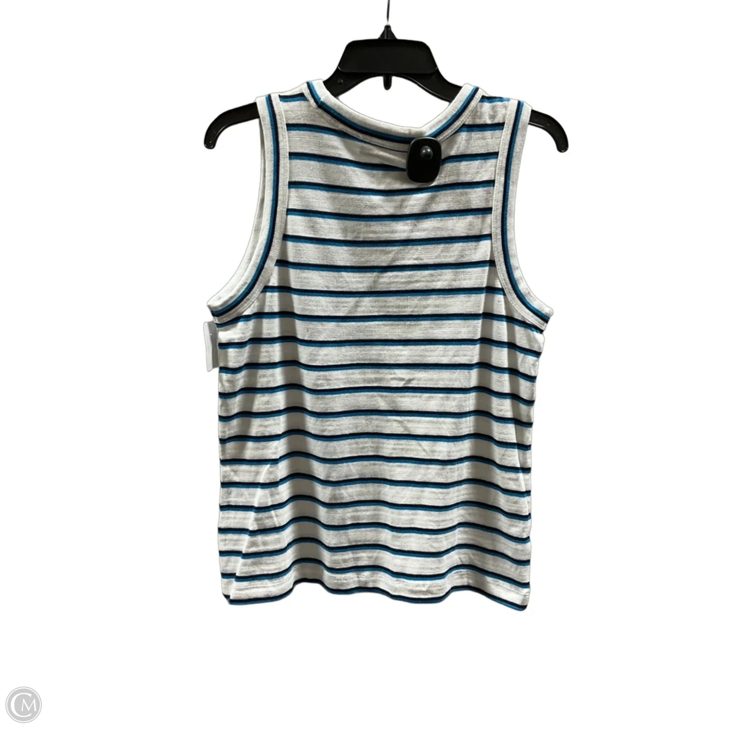 Top Sleeveless Basic By Loft In Striped Pattern, Size: M