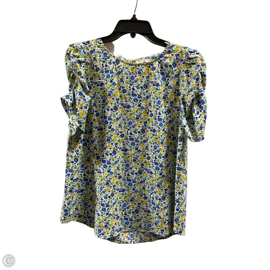 Top Short Sleeve By Betseys Boutique Shop In Blue & Green, Size: M