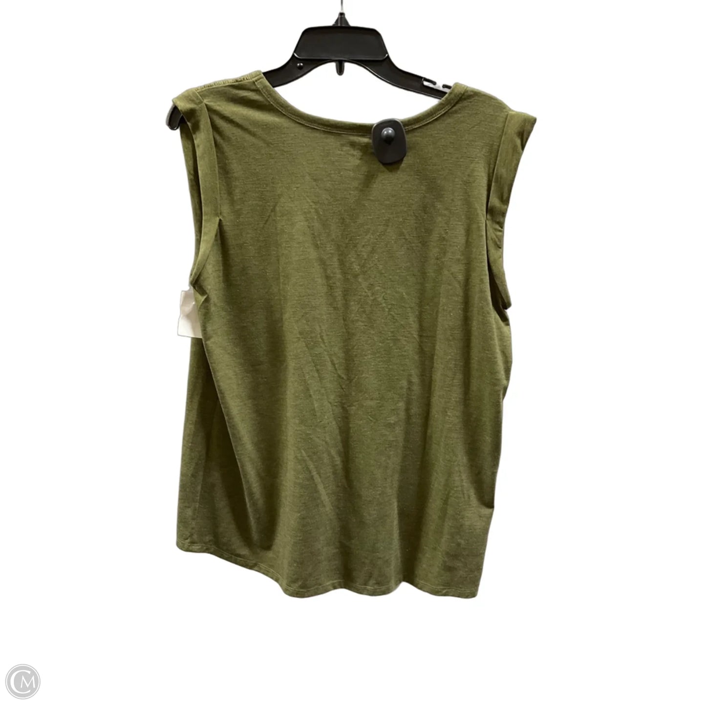 Top Sleeveless Basic By Loft In Green, Size: M