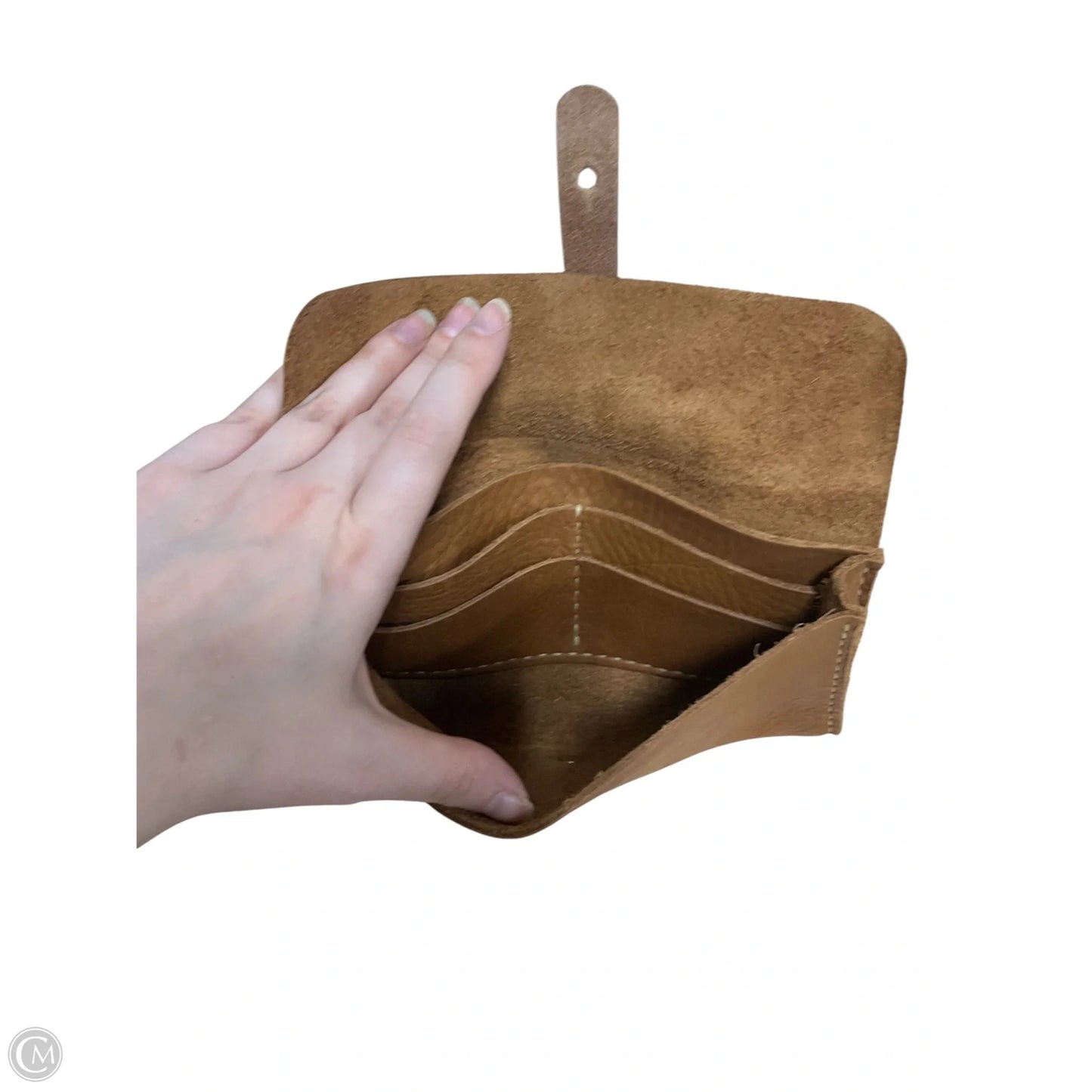 Wallet Leather By Cmb, Size: Large