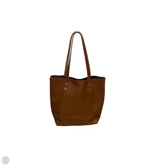 Tote Leather By Clothes Mentor, Size: Large