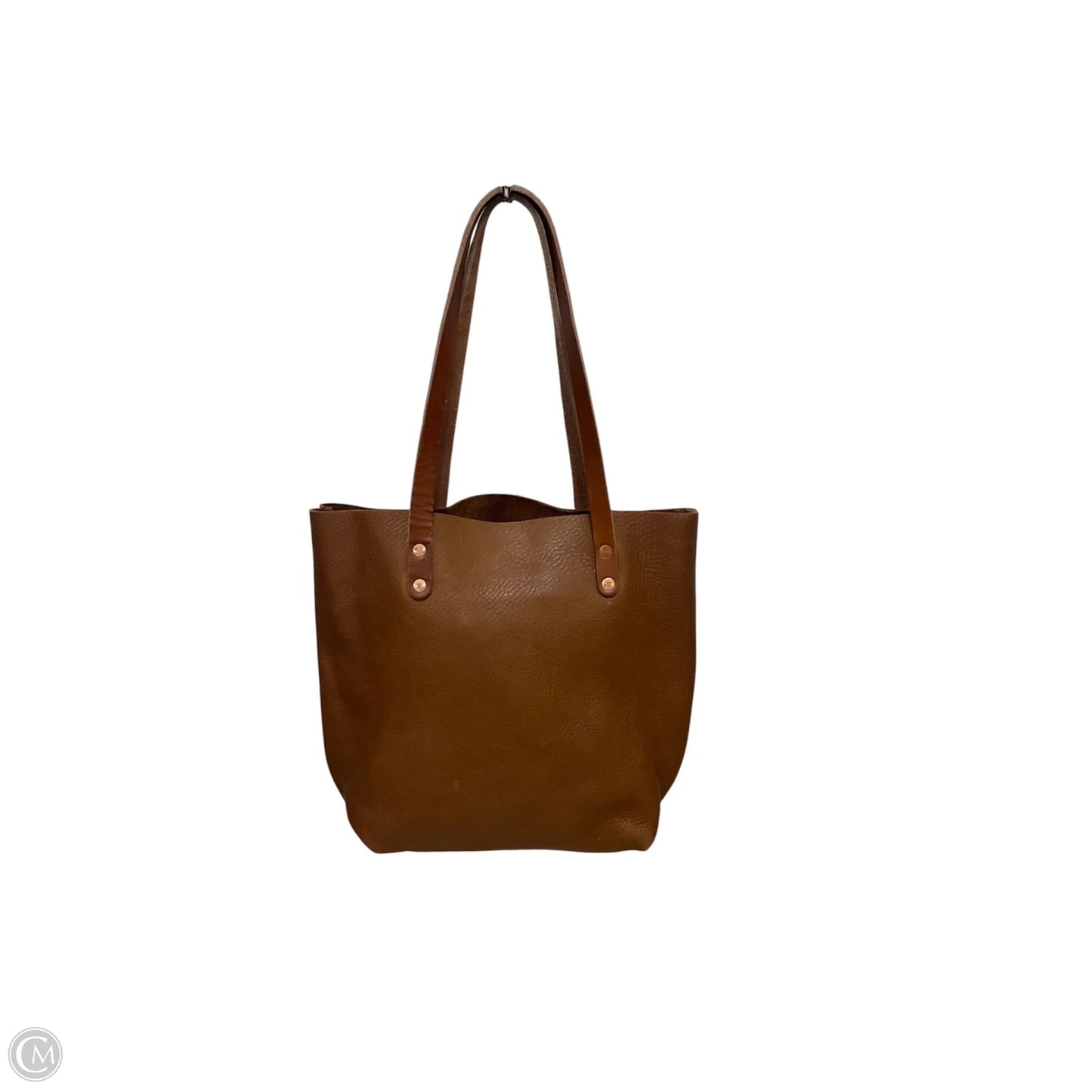 Tote Leather By Clothes Mentor, Size: Large