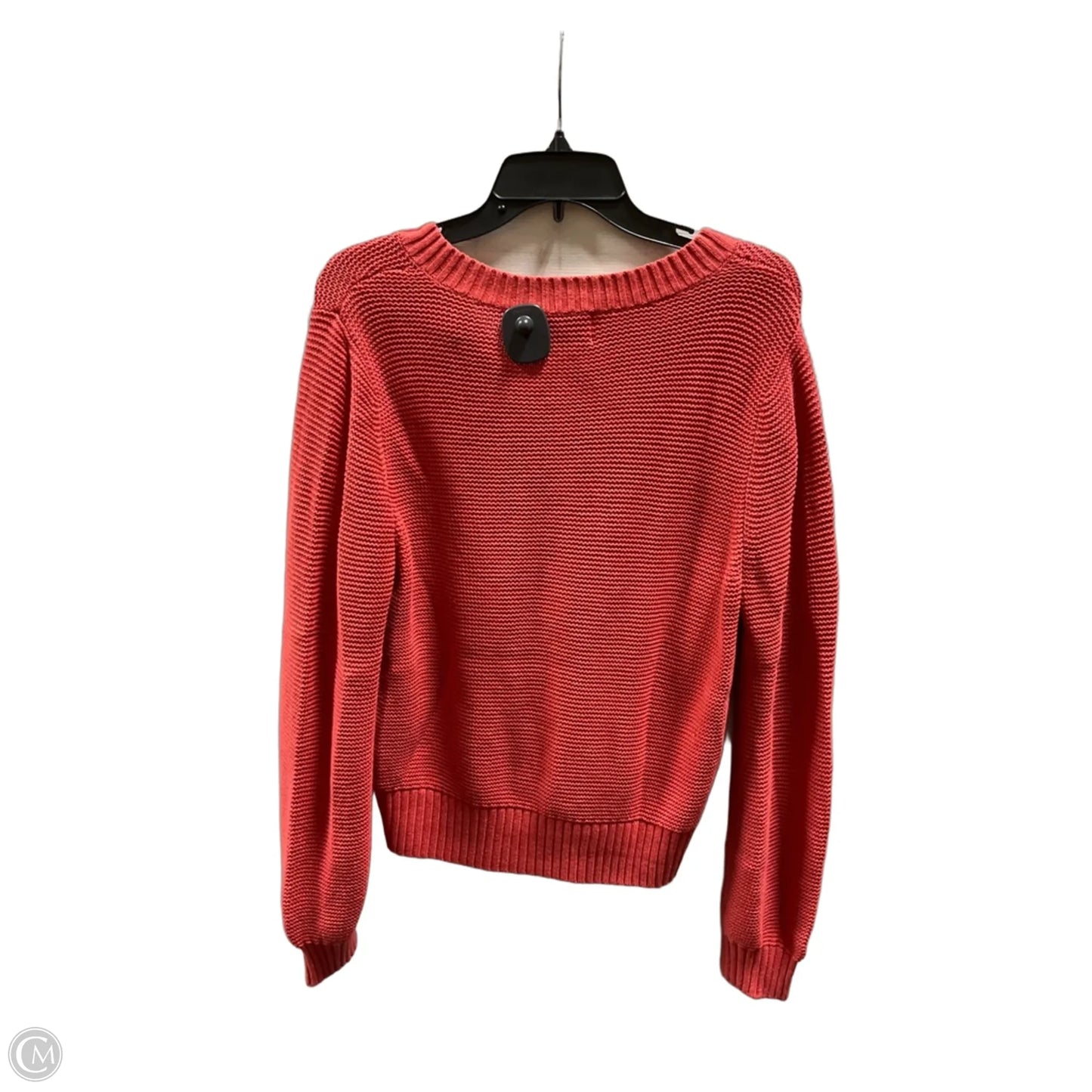 Sweater Cardigan By Old Navy In Orange, Size: M