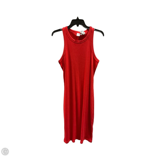 Dress Casual Midi By Gap In Orange, Size: Osfm