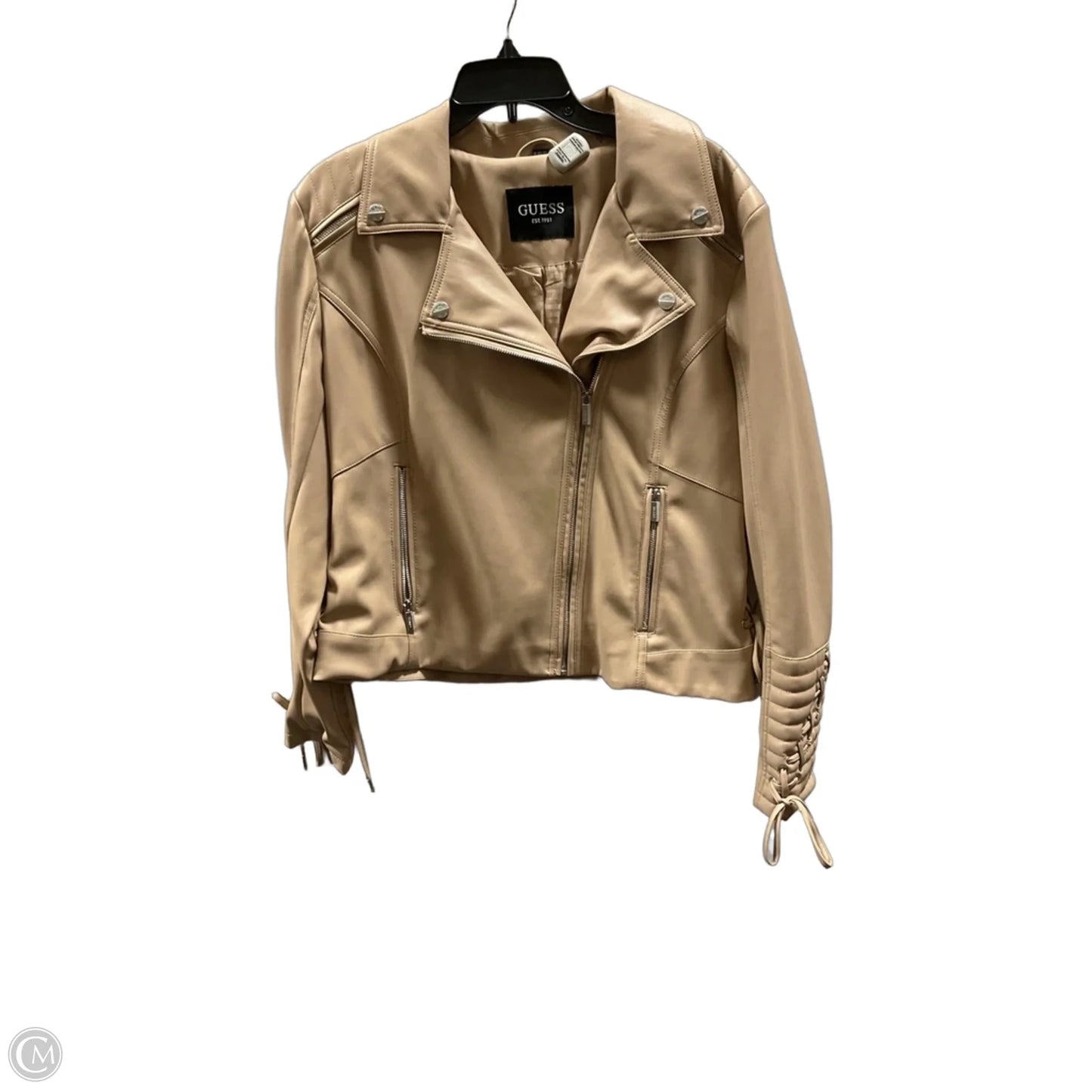 Jacket Other By Guess In Tan, Size: Xl