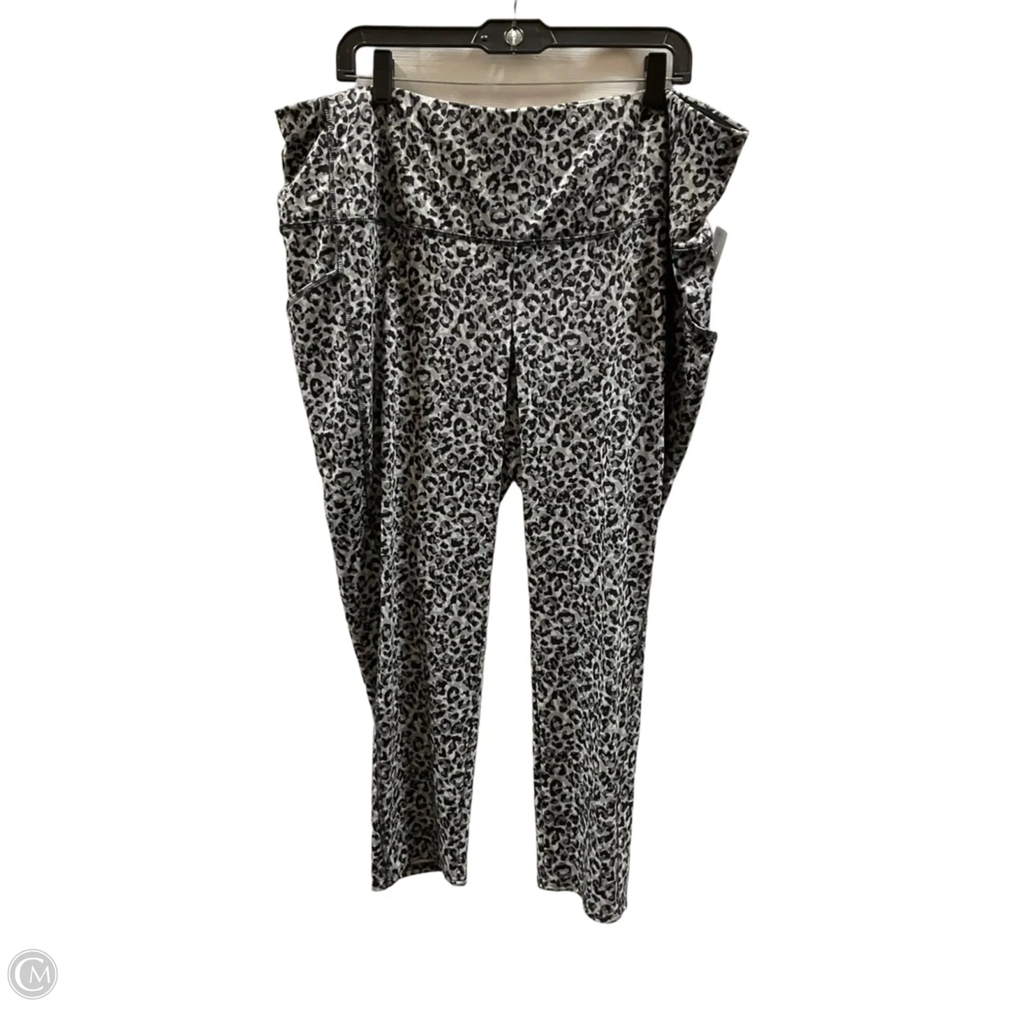 Athletic Leggings By Chicos In Animal Print, Size: Xxl