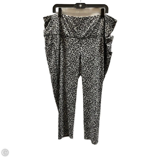 Athletic Leggings By Chicos In Animal Print, Size: Xxl