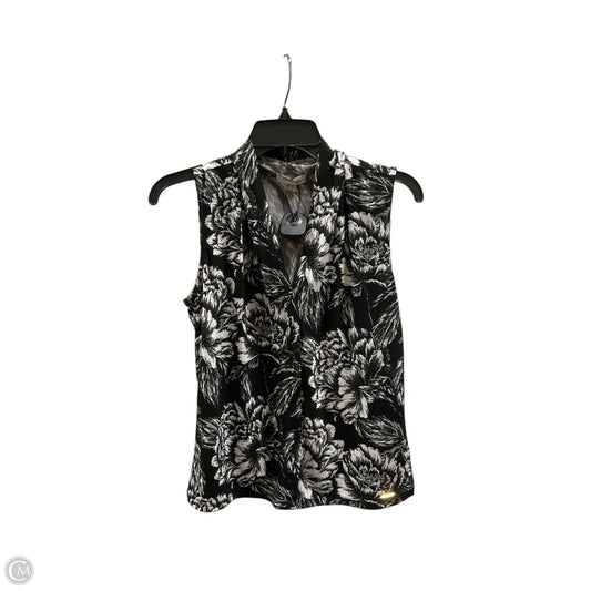 Top Sleeveless By Calvin Klein In Black, Size: S