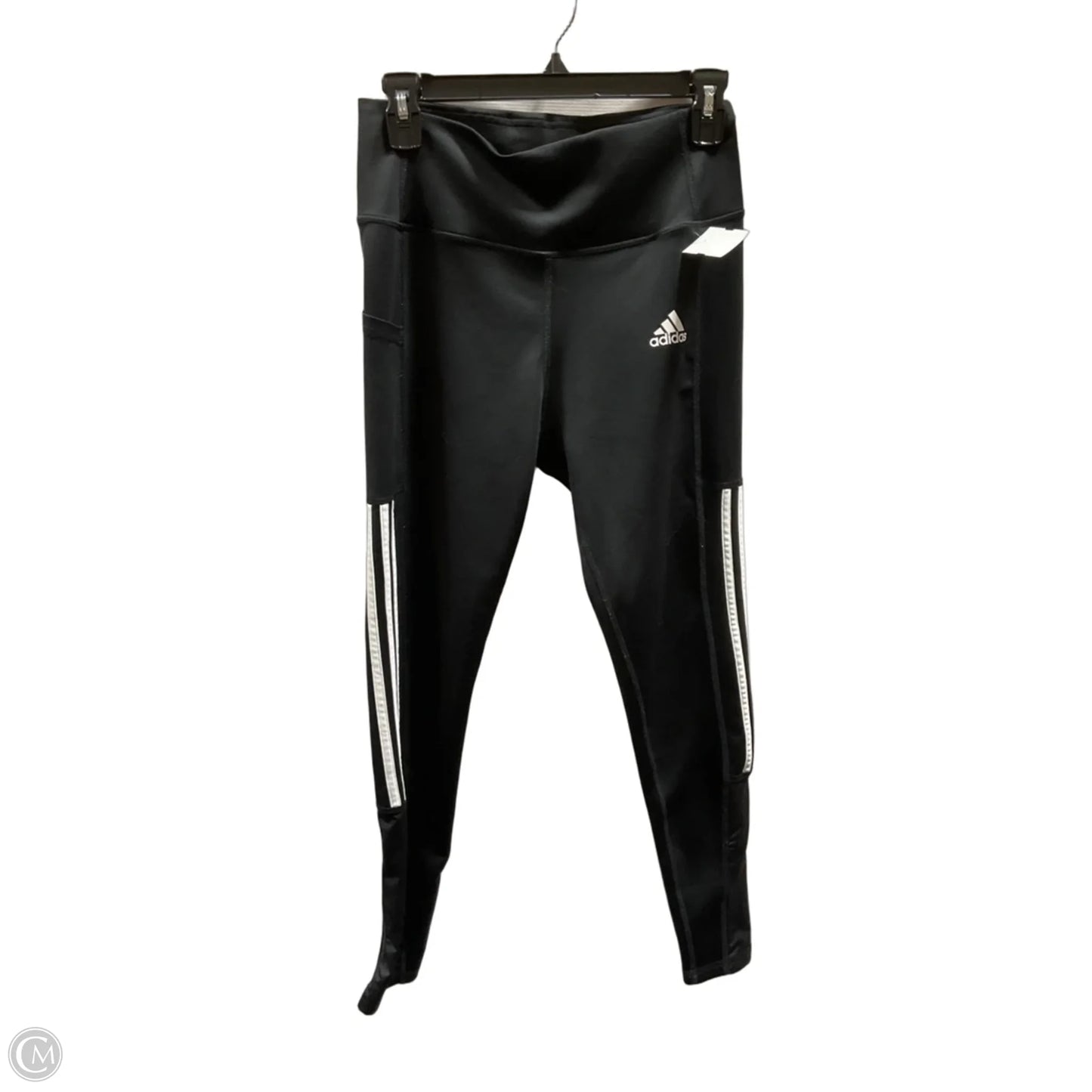 Athletic Leggings By Adidas In Black, Size: M
