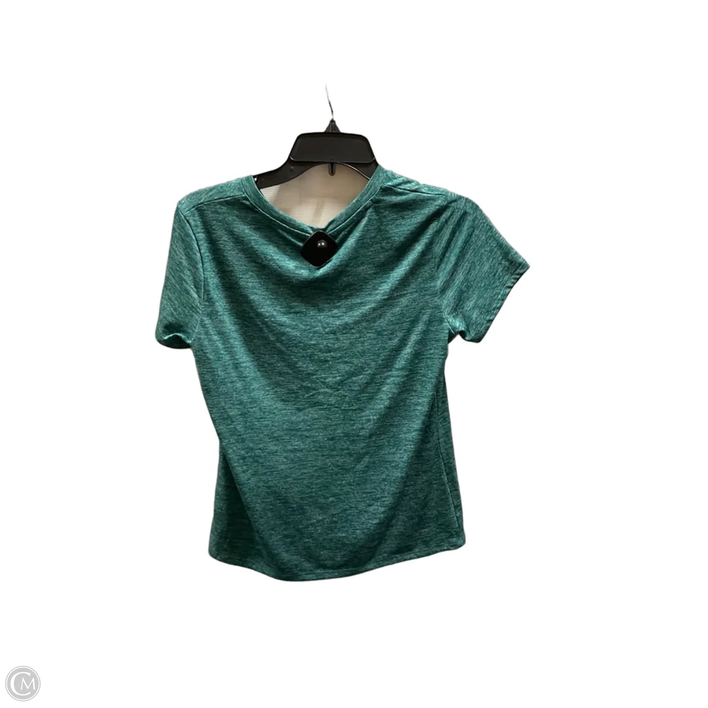 Athletic Top Short Sleeve By Under Armour In Green, Size: S