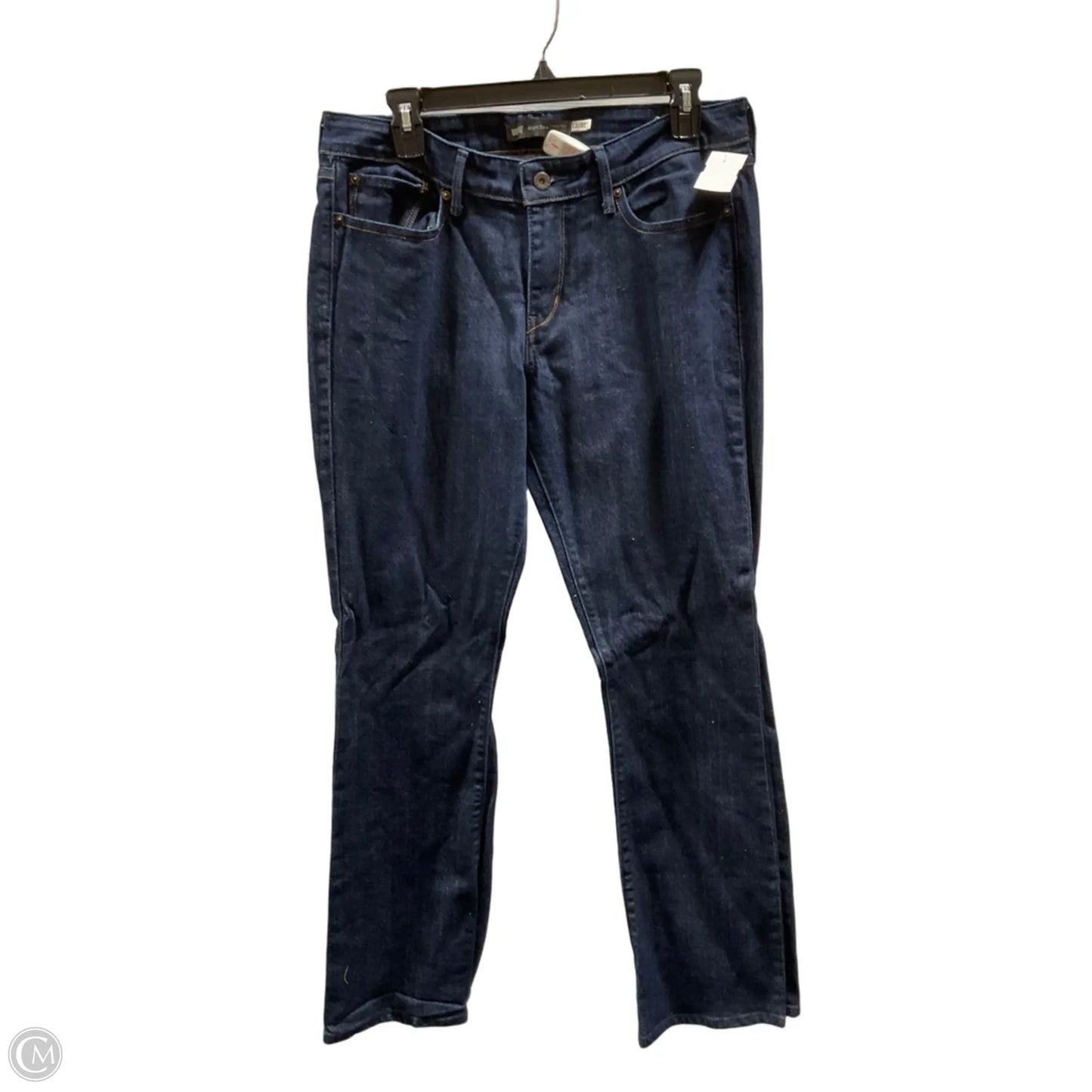 Jeans Boot Cut By Levis In Blue Denim, Size: 12