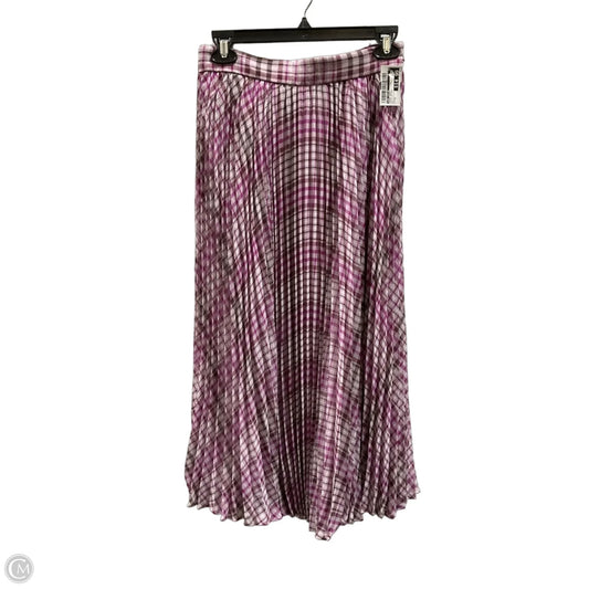 Skirt Midi By Ann Taylor In Plaid Pattern, Size: 0