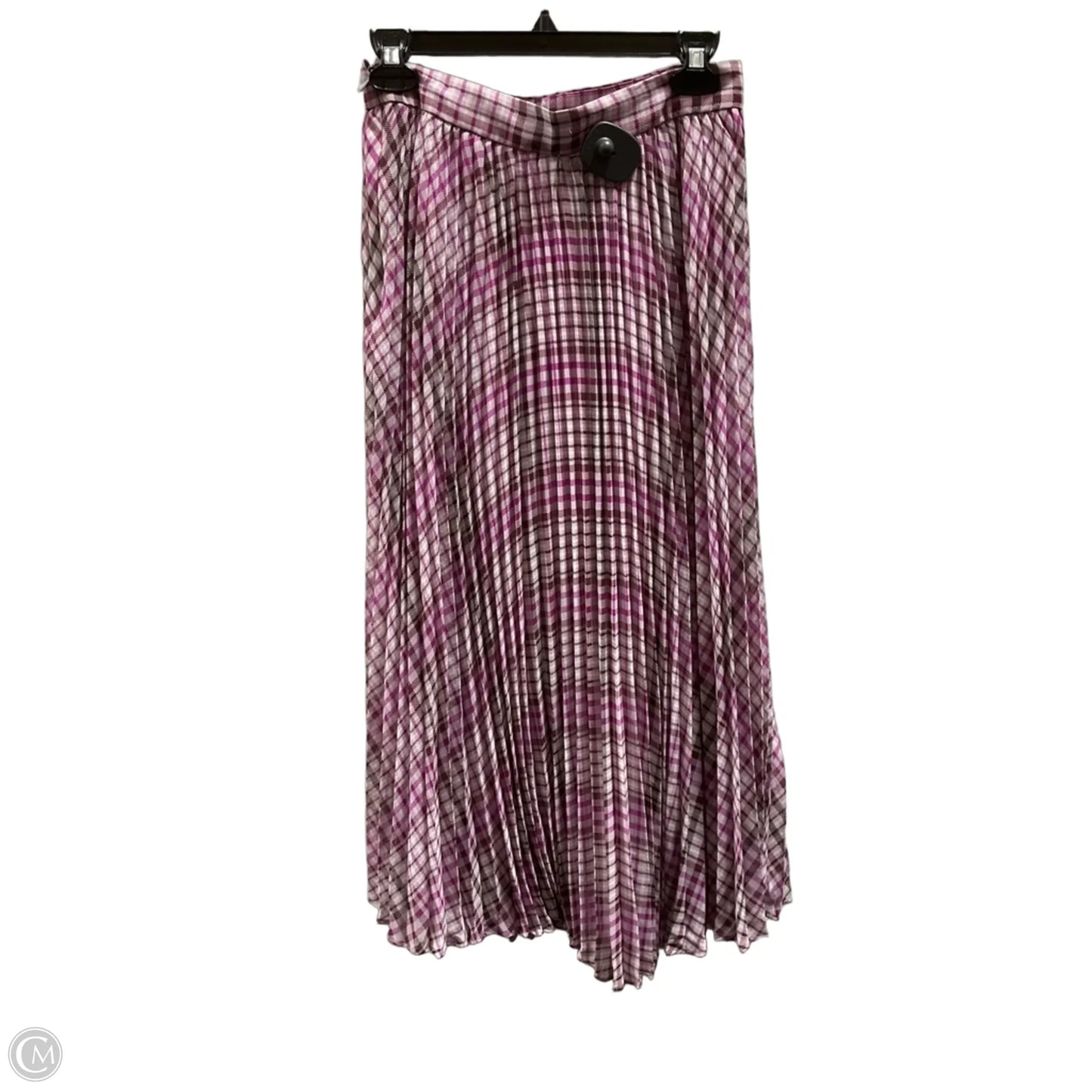 Skirt Midi By Ann Taylor In Plaid Pattern, Size: 0
