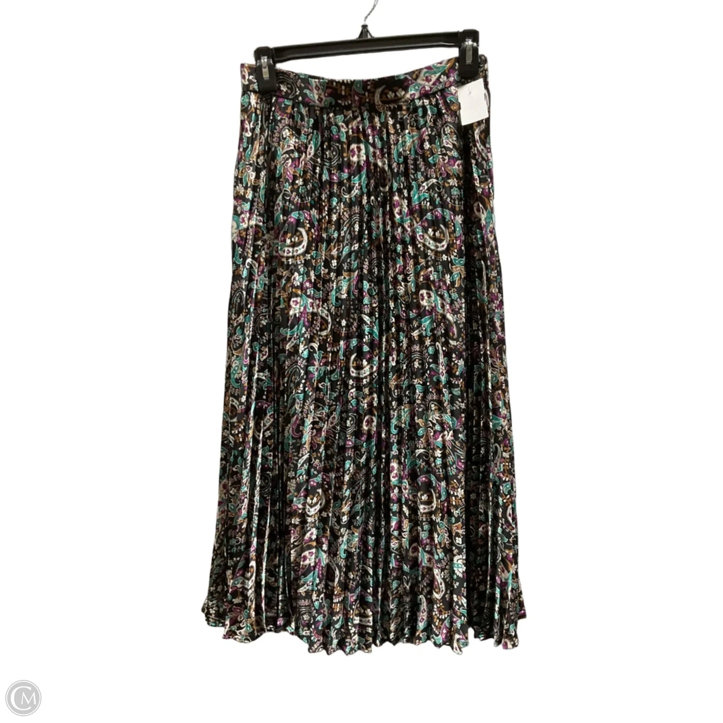 Skirt Midi By Ann Taylor In Paisley Print, Size: 0