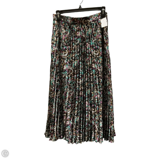 Skirt Midi By Ann Taylor In Paisley Print, Size: 0
