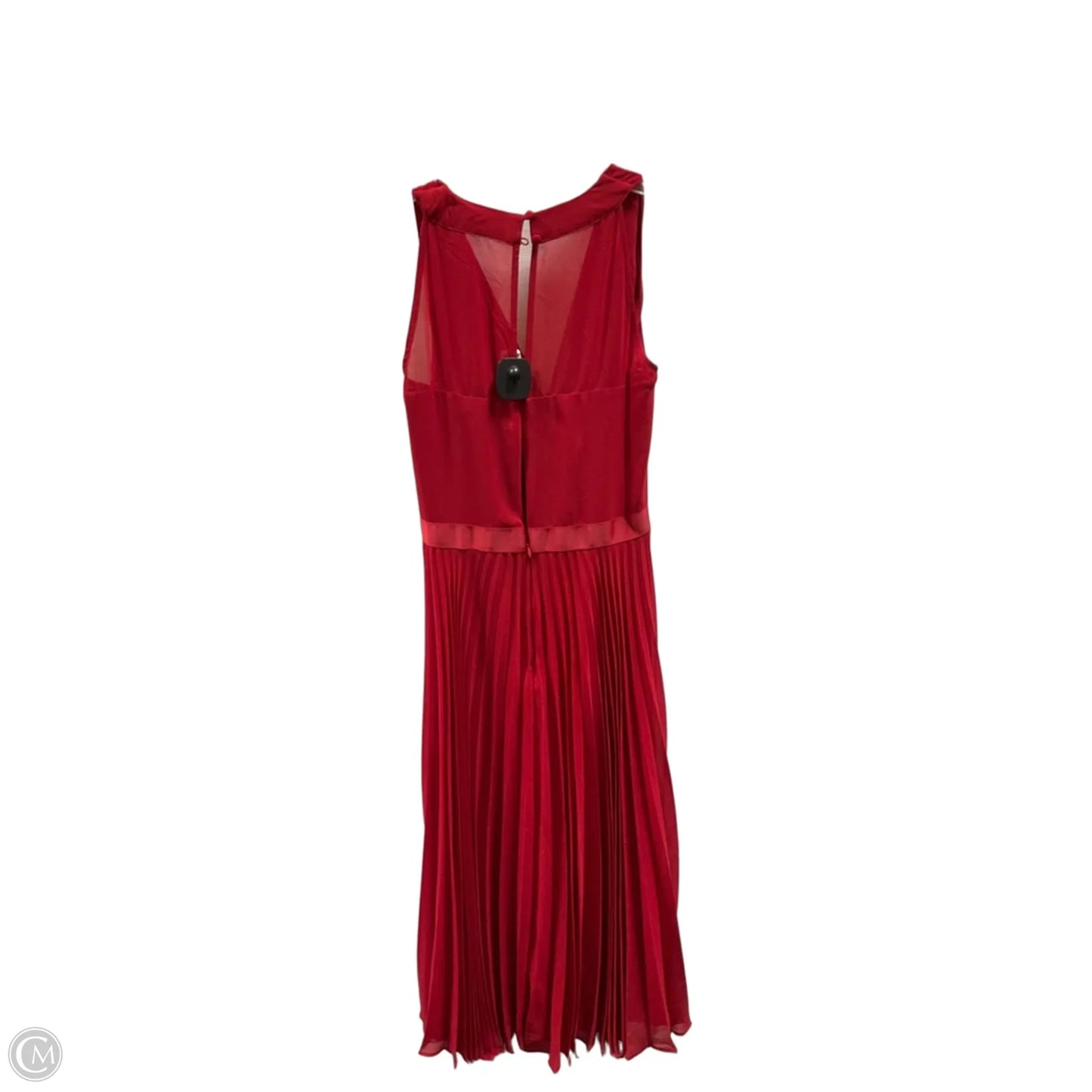Dress Casual Midi By White House Black Market In Red, Size: Xs