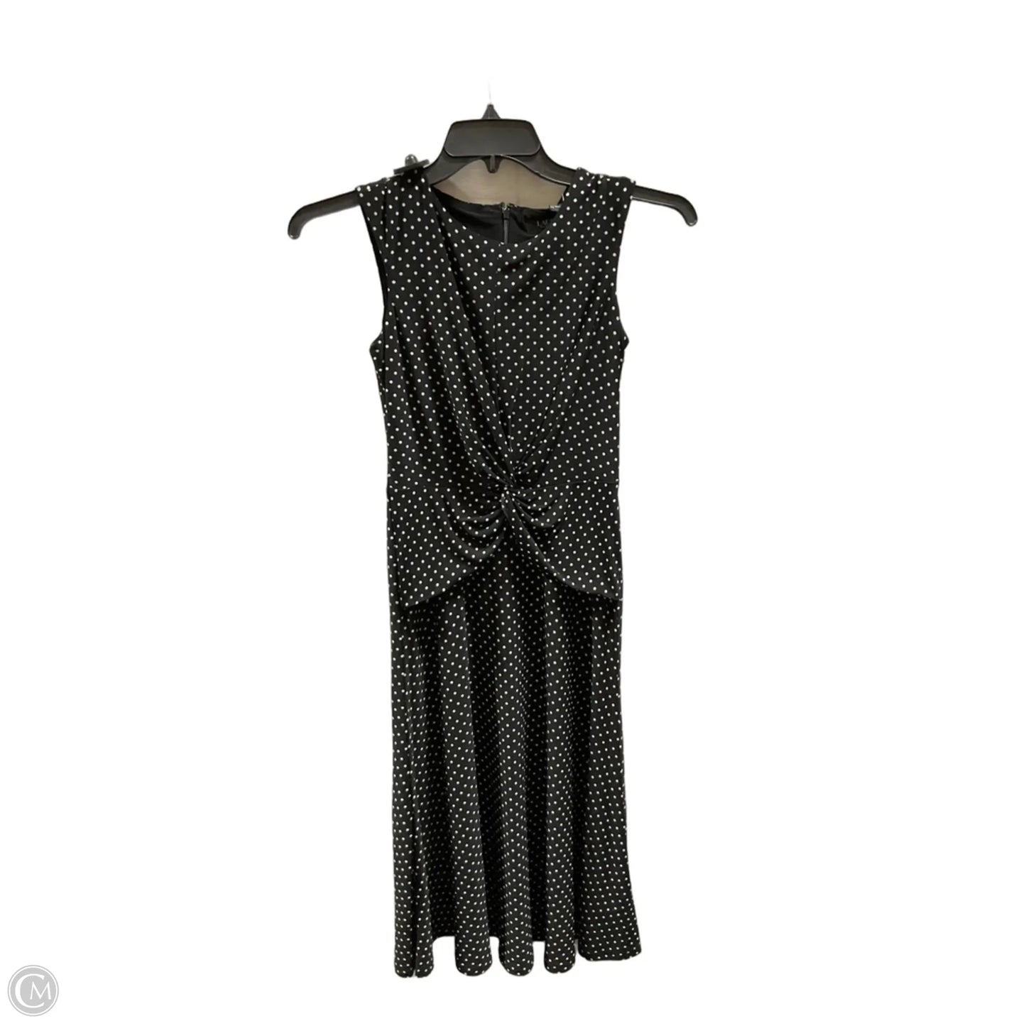 Dress Casual Midi By Ralph Lauren In Polkadot Pattern, Size: 0