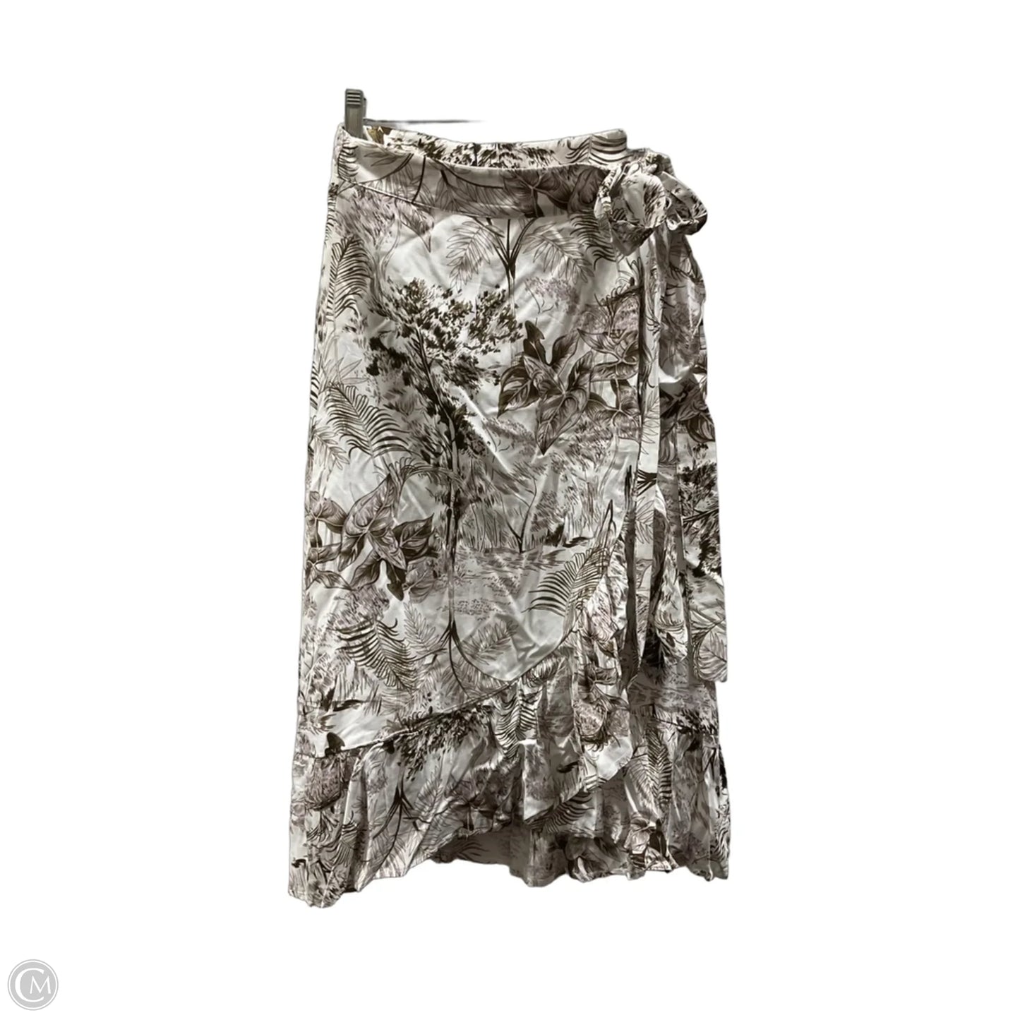 Skirt Midi By Cma In Tan & White, Size: Xs