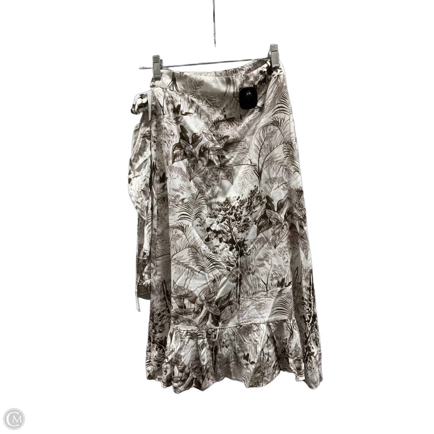 Skirt Midi By Cma In Tan & White, Size: Xs