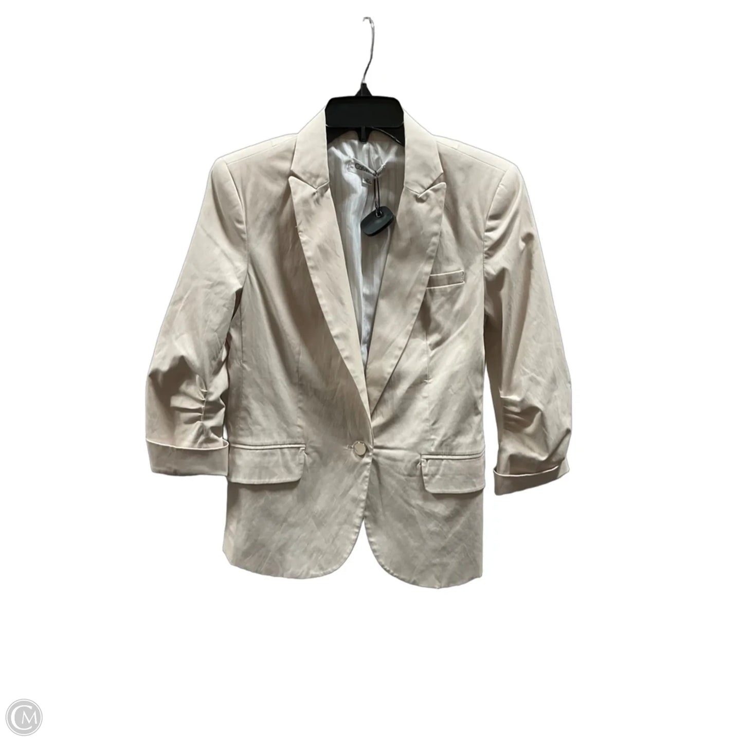 Blazer By Calvin Klein In Tan, Size: M
