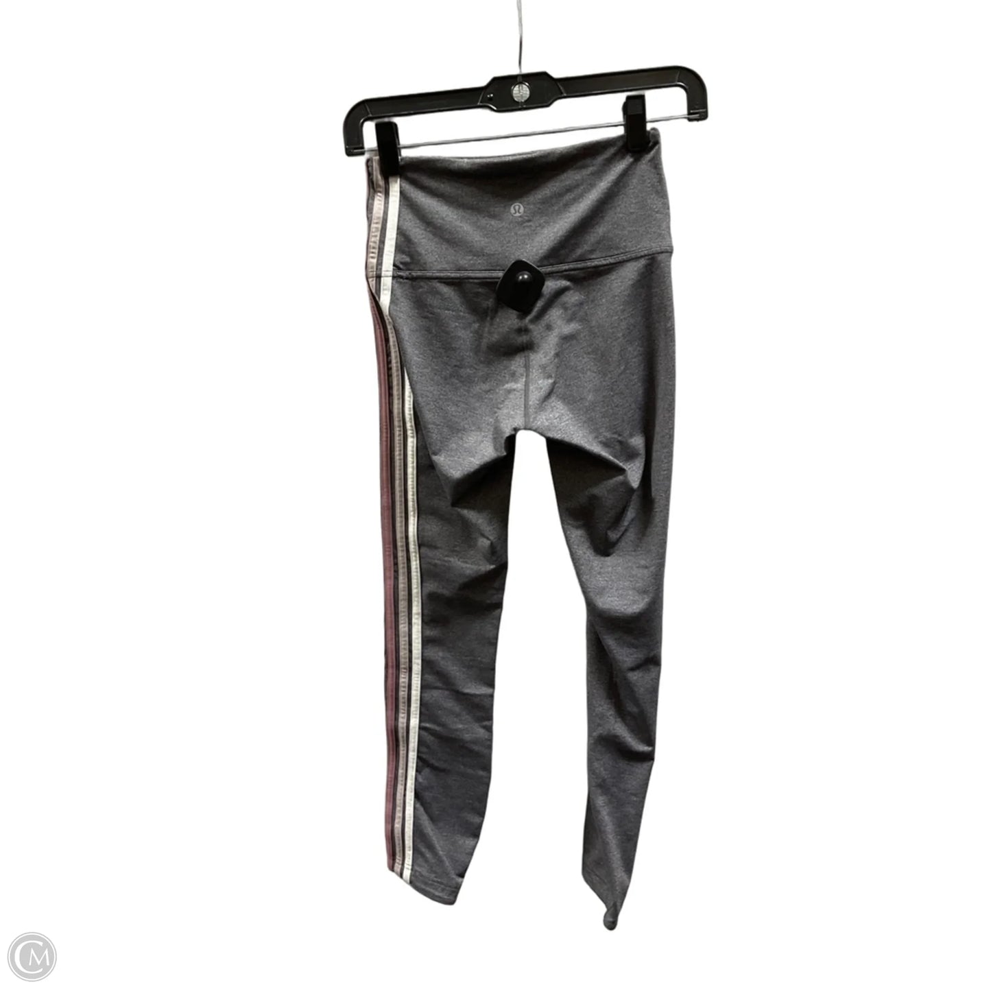 Athletic Leggings By Lululemon In Grey, Size: M