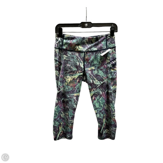 Athletic Leggings By Lululemon In Multi-colored, Size: M