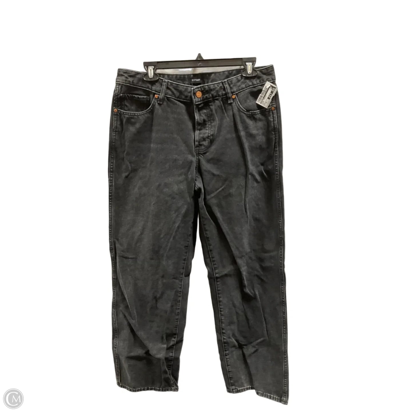 Jeans Straight By Express In Black, Size: 10