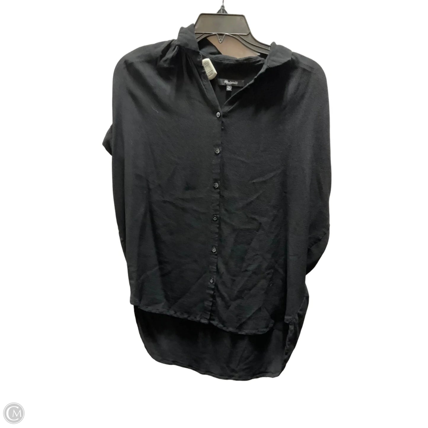 Top Short Sleeve By Madewell In Black, Size: Xs