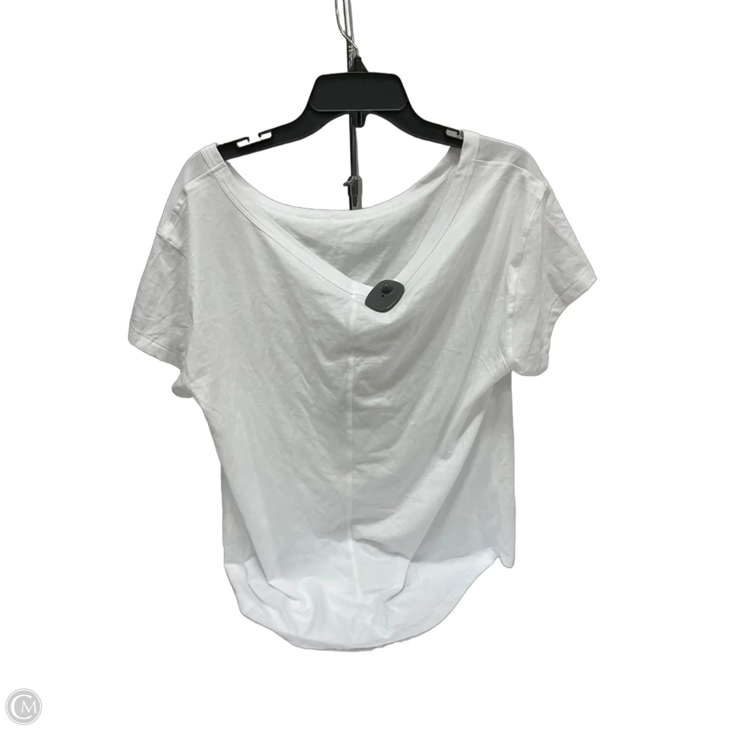 Athletic Top Short Sleeve By Fabletics In White, Size: M