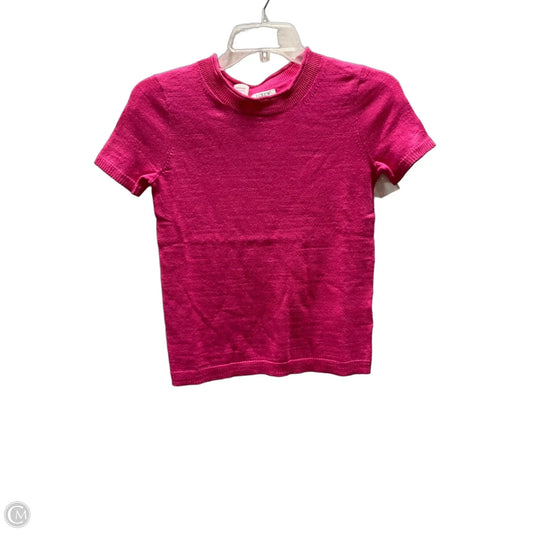 Top Short Sleeve By J. Crew In Pink, Size: Xxs