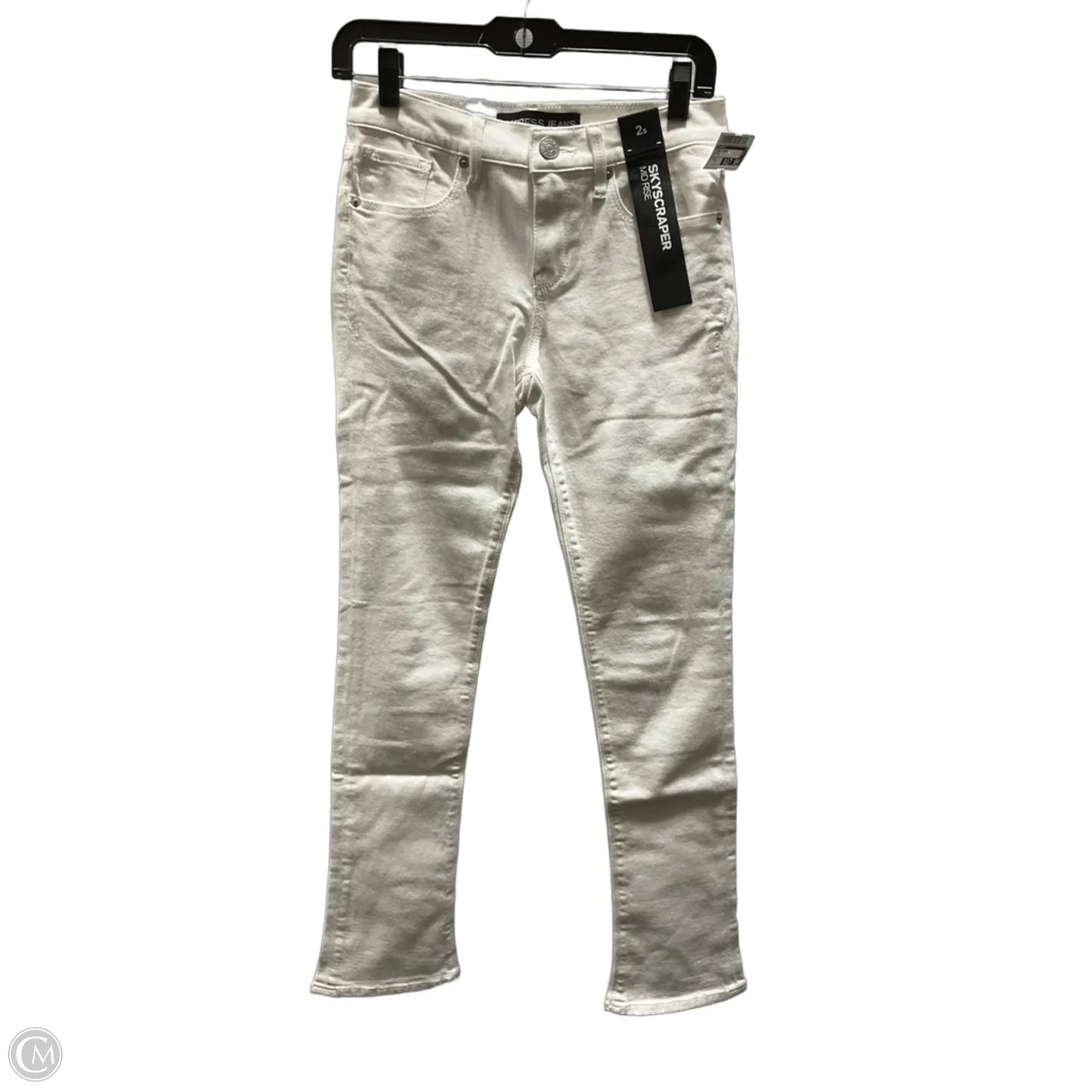 Jeans Skinny By Express In White, Size: 2