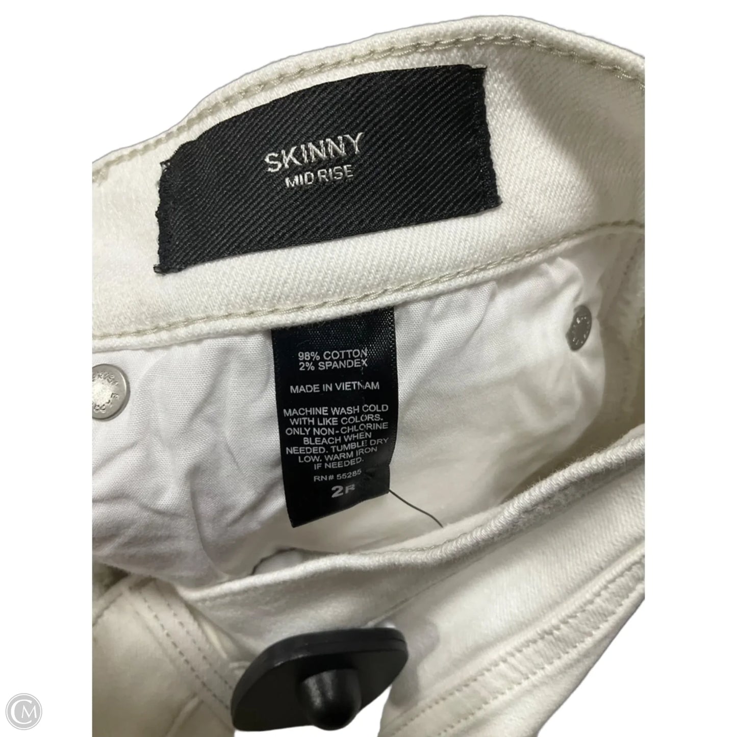 Jeans Skinny By Express In White, Size: 2