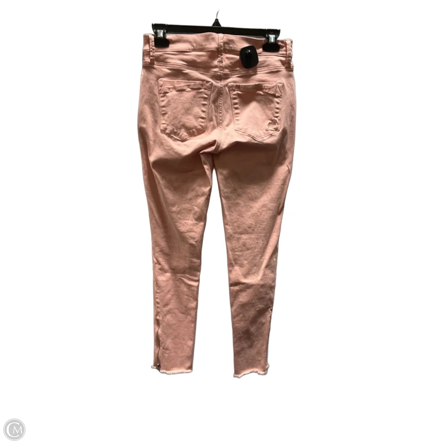 Jeans Skinny By Express In Peach, Size: 2