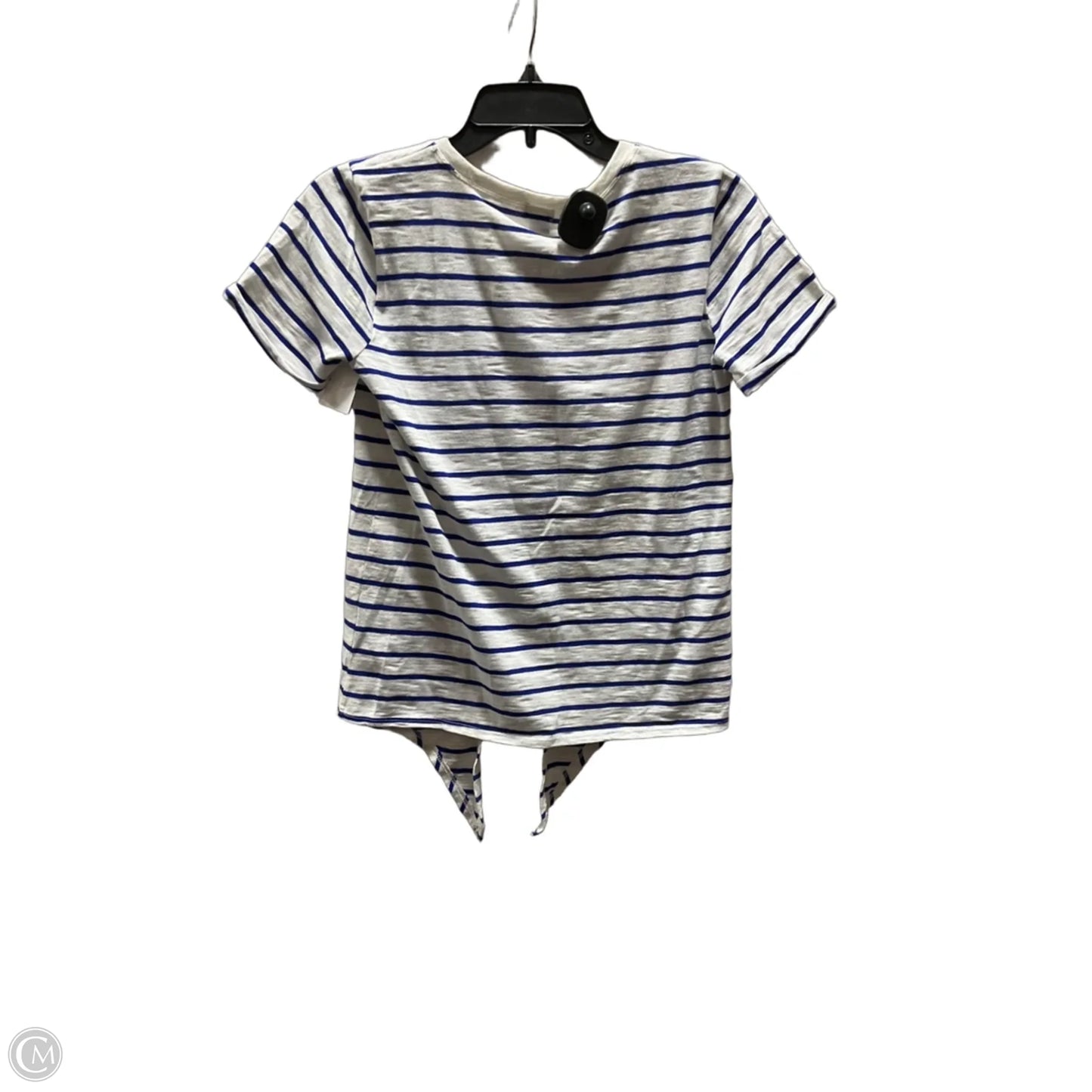 Top Short Sleeve Basic By J. Crew In Striped Pattern, Size: Xs