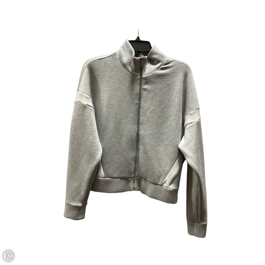 Athletic Jacket By Spanx In Grey, Size: L